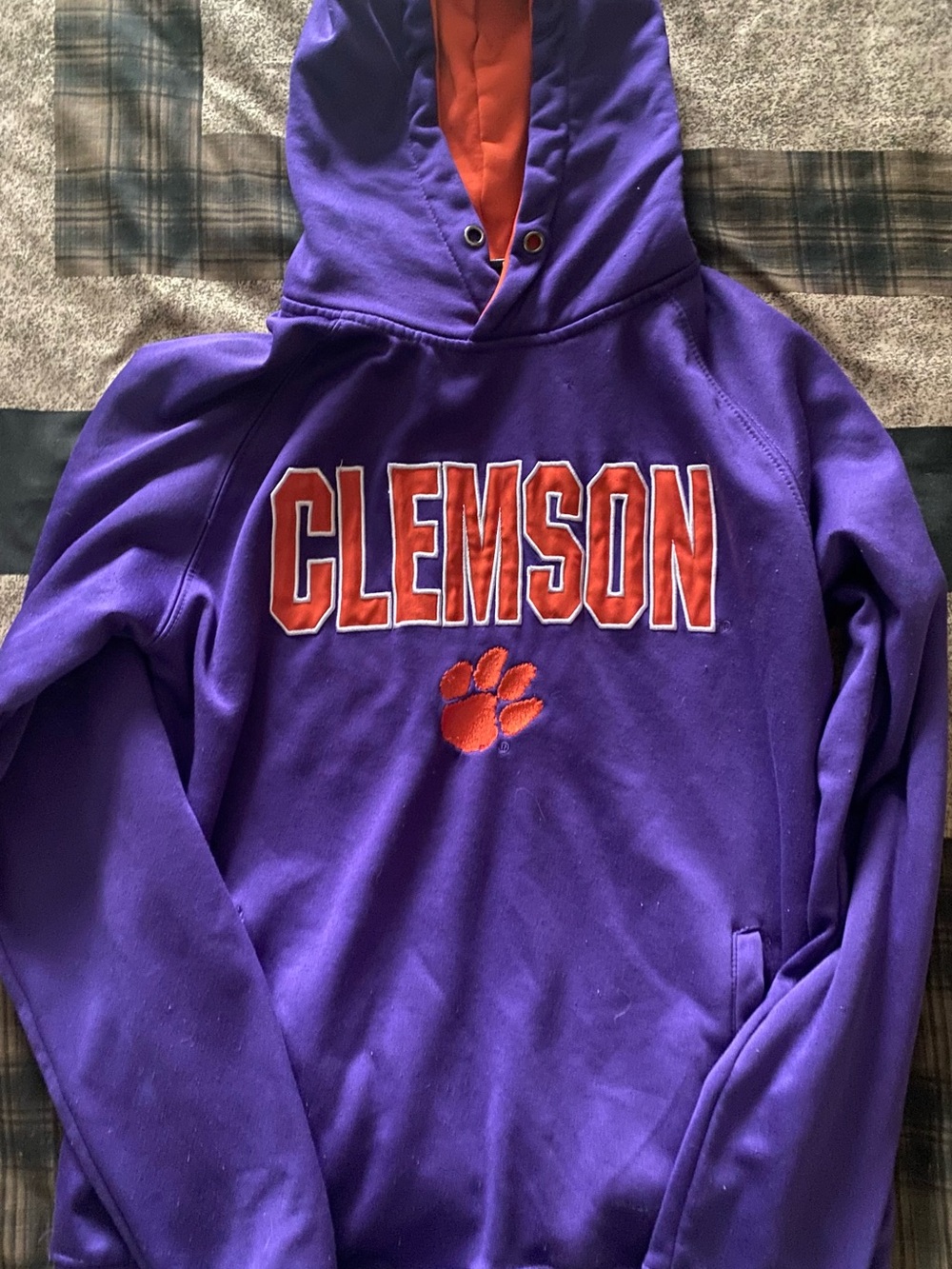 Purple Clemson Hoodie
